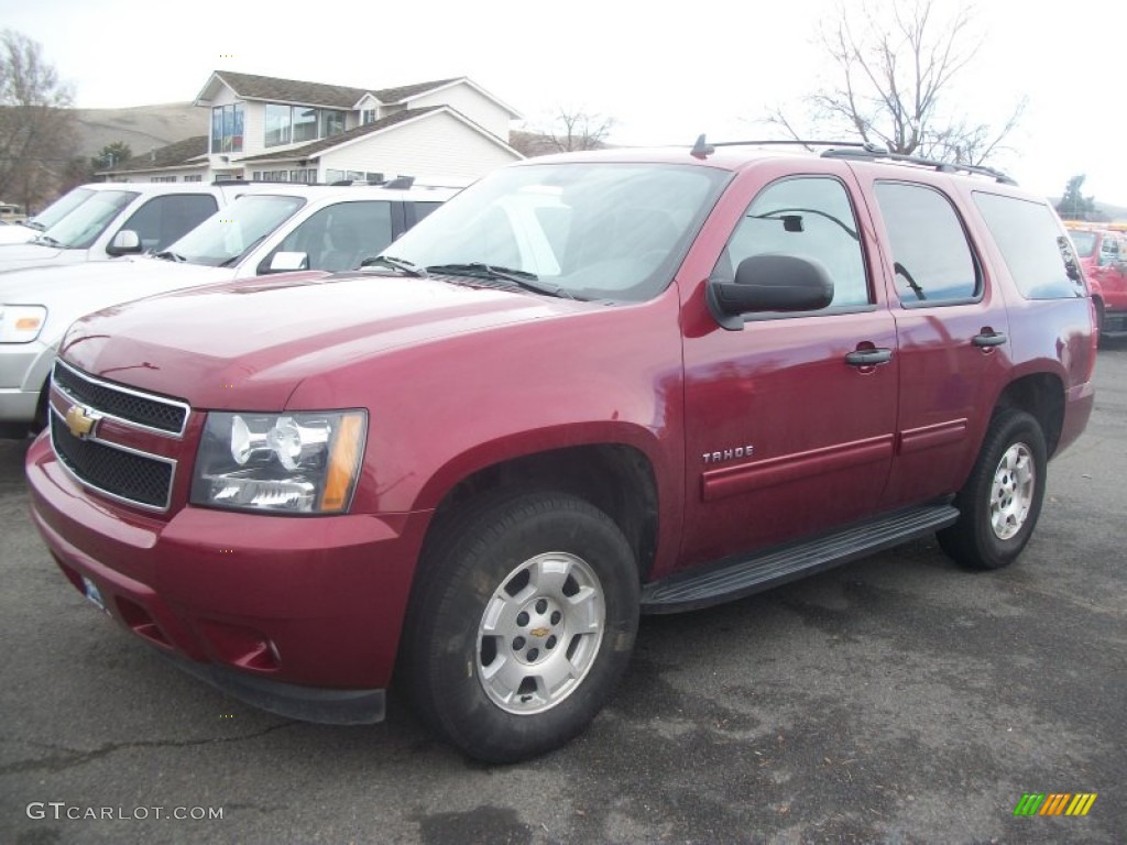 2010 Tahoe LS 4x4 - Red Jewel Tintcoat / Ebony photo #1