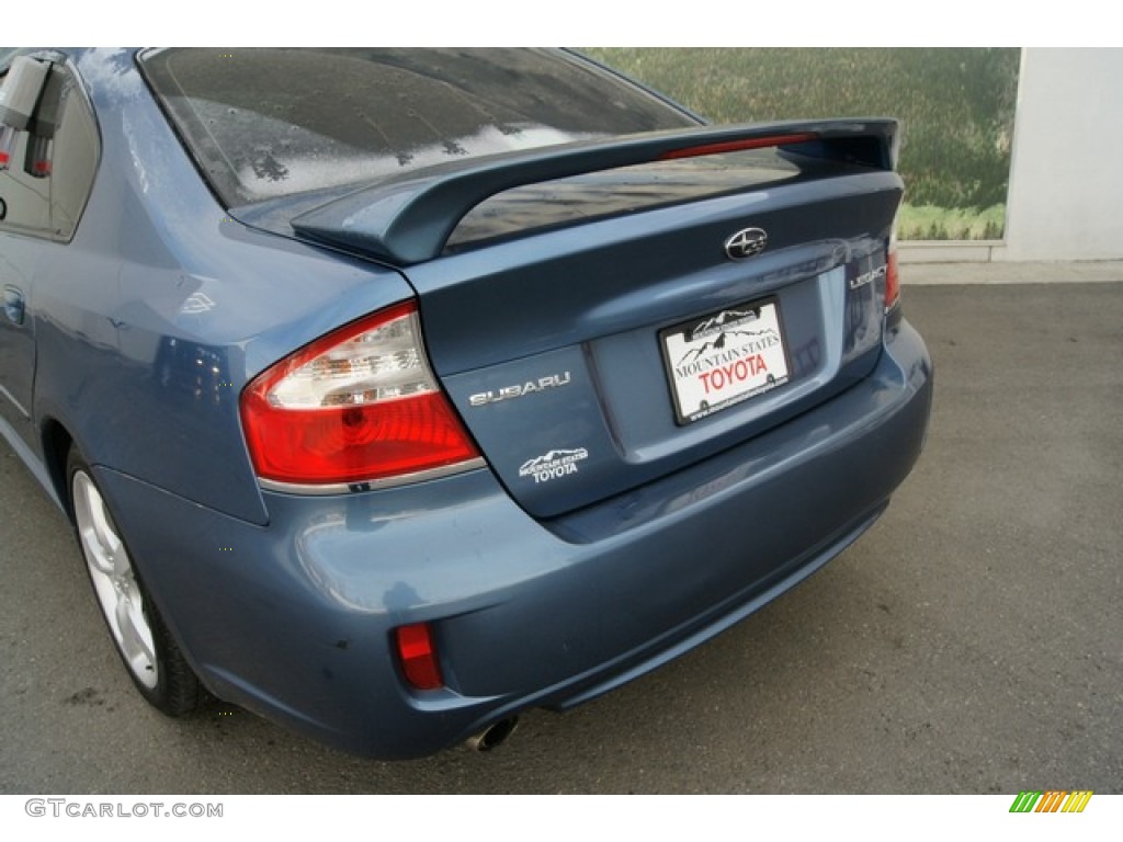 2008 Legacy 2.5i Limited Sedan - Newport Blue Pearl / Warm Ivory photo #23