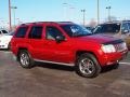 2003 Inferno Red Tinted Pearlcoat Jeep Grand Cherokee Overland 4x4  photo #2