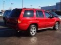2003 Inferno Red Tinted Pearlcoat Jeep Grand Cherokee Overland 4x4  photo #3