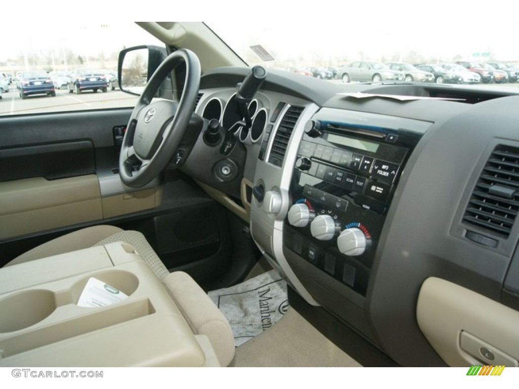 2008 Tundra SR5 CrewMax 4x4 - Desert Sand Mica / Beige photo #12