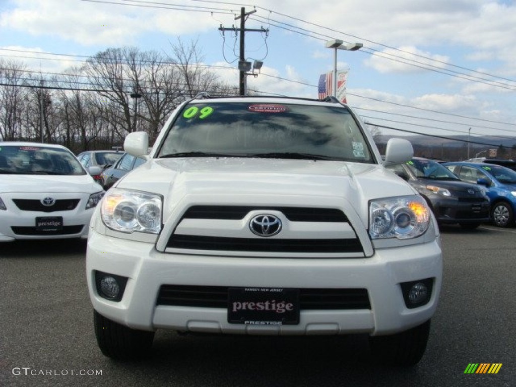 2009 4Runner Limited 4x4 - Natural White / Taupe photo #2