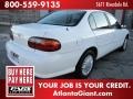 2001 Bright White Chevrolet Malibu Sedan  photo #3