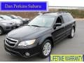 2009 Obsidian Black Pearl Subaru Outback 2.5i Limited Wagon  photo #1