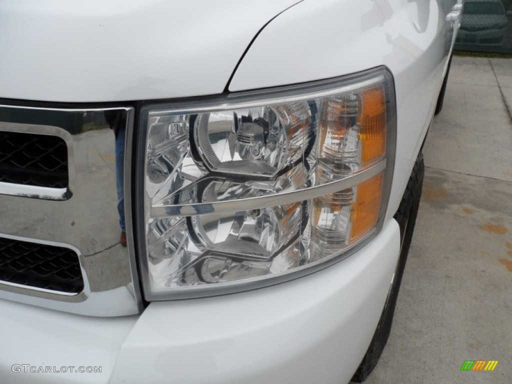 2008 Silverado 1500 LTZ Crew Cab 4x4 - Summit White / Ebony photo #9