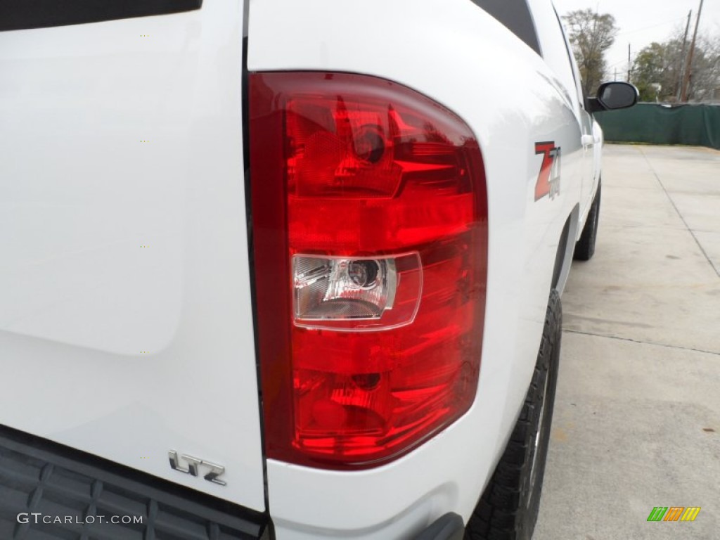 2008 Silverado 1500 LTZ Crew Cab 4x4 - Summit White / Ebony photo #16