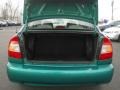 2000 Jade Green Hyundai Accent GL Sedan  photo #6