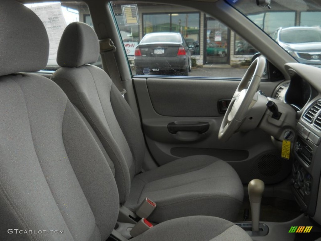 2000 Accent GL Sedan - Jade Green / Beige photo #7
