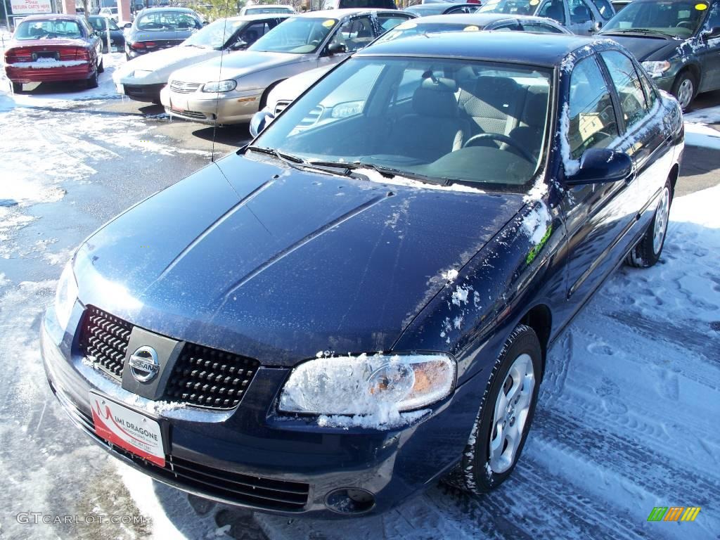 2006 Sentra 1.8 S - Blue Dusk Metallic / Charcoal photo #1