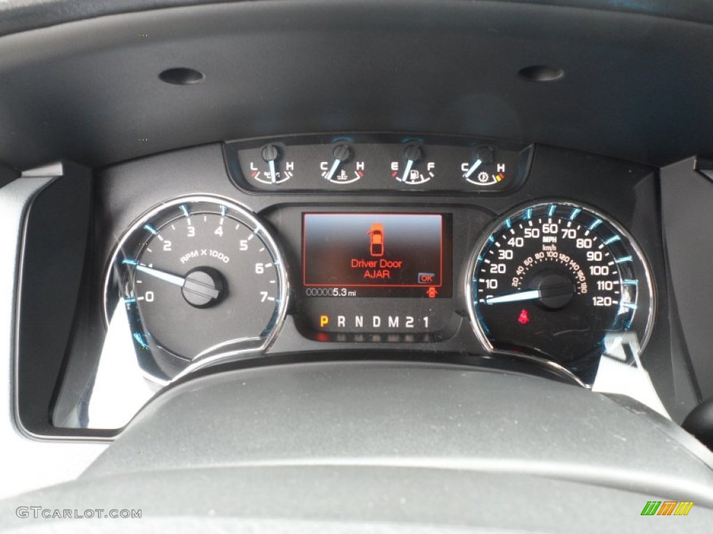 2012 Ford F150 XLT SuperCrew Gauges Photo #61181200