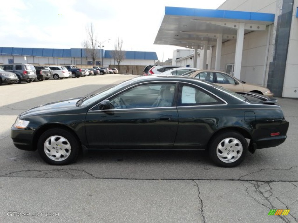 1999 Accord EX Coupe - Dark Emerald Pearl / Tan photo #2