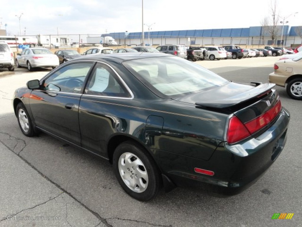 1999 Accord EX Coupe - Dark Emerald Pearl / Tan photo #3