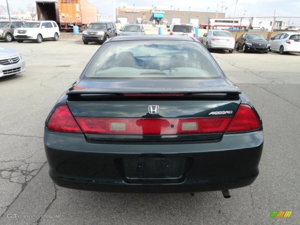 1999 Accord EX Coupe - Dark Emerald Pearl / Tan photo #4
