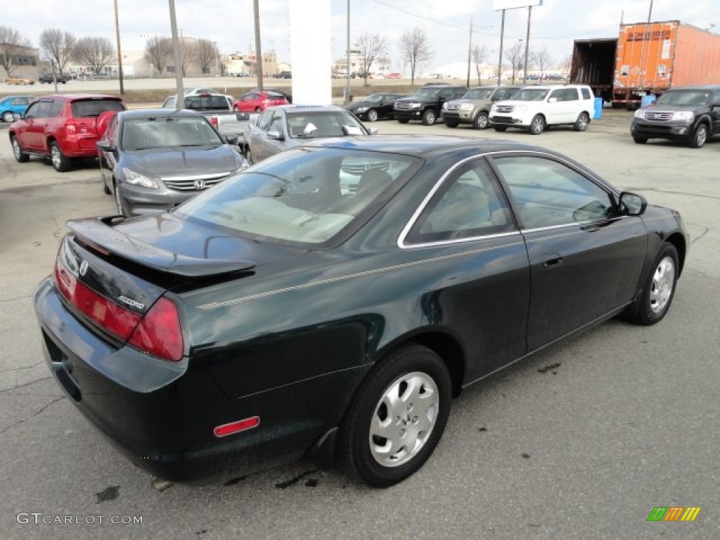 1999 Accord EX Coupe - Dark Emerald Pearl / Tan photo #5