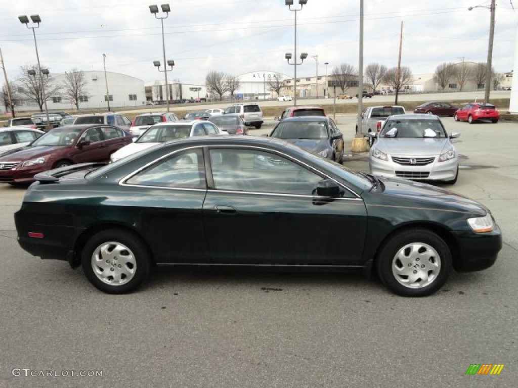 1999 Accord EX Coupe - Dark Emerald Pearl / Tan photo #6