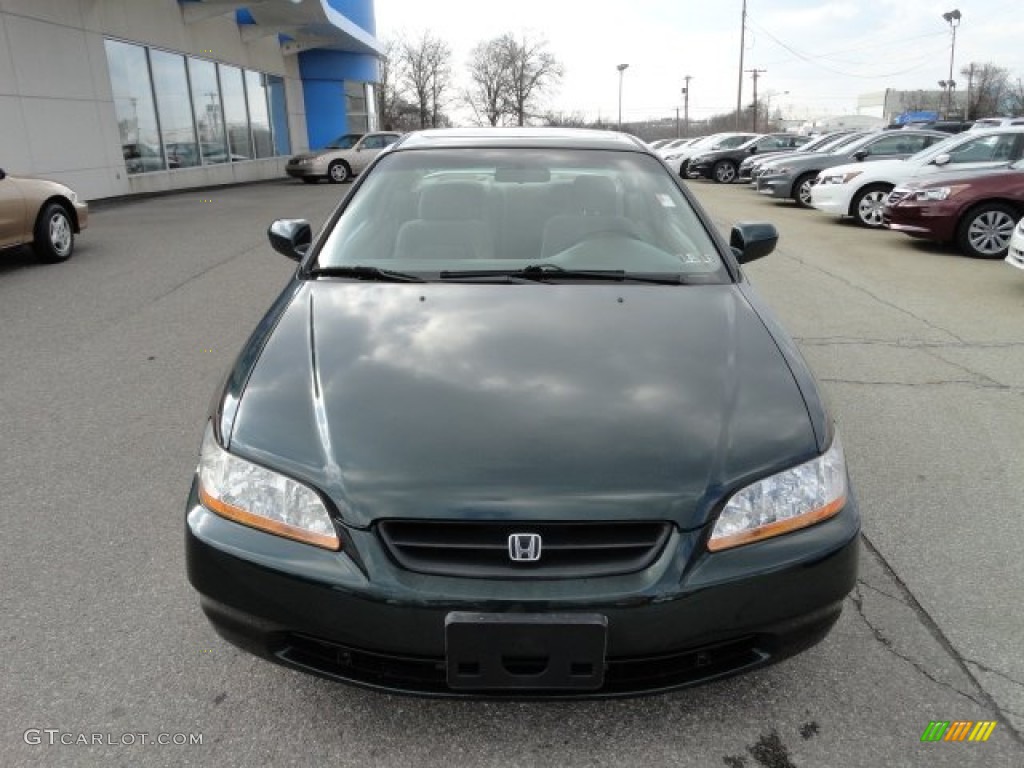 1999 Accord EX Coupe - Dark Emerald Pearl / Tan photo #8