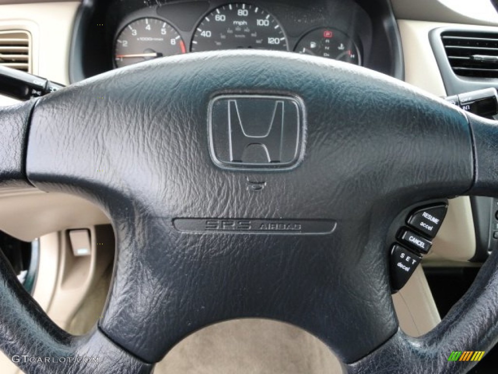 1999 Accord EX Coupe - Dark Emerald Pearl / Tan photo #17