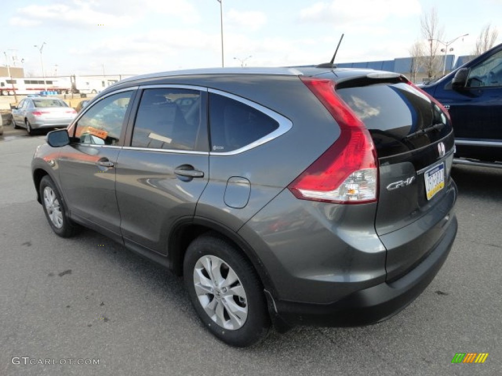 2012 CR-V EX-L 4WD - Polished Metal Metallic / Gray photo #3