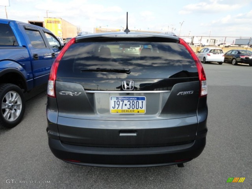 2012 CR-V EX-L 4WD - Polished Metal Metallic / Gray photo #4
