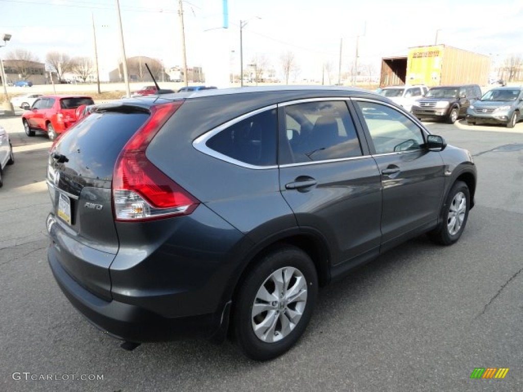 2012 CR-V EX-L 4WD - Polished Metal Metallic / Gray photo #5