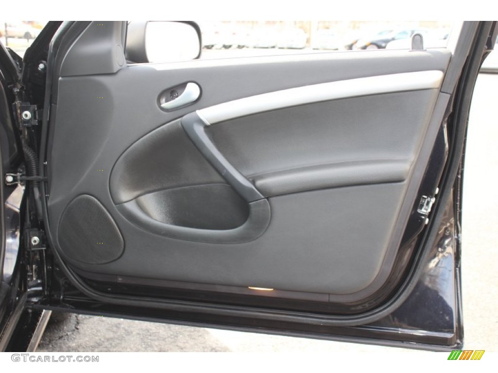 2009 Saab 9-5 Aero Sedan Black Door Panel Photo #61181617