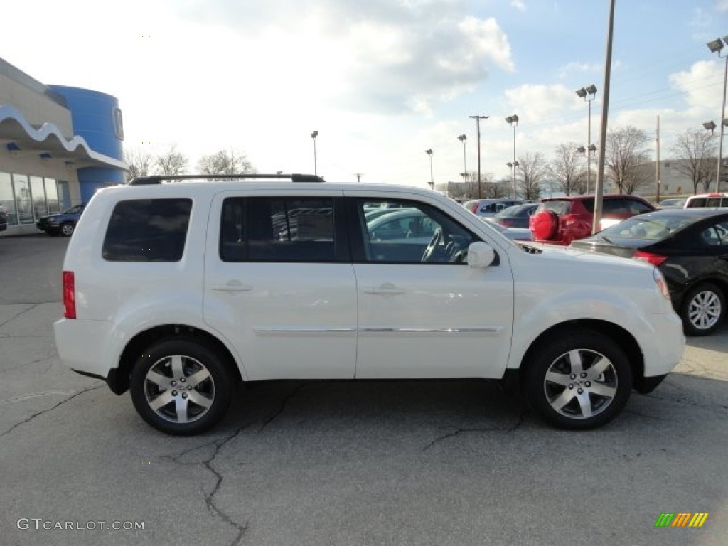 2012 Pilot Touring 4WD - White Diamond Pearl / Gray photo #6