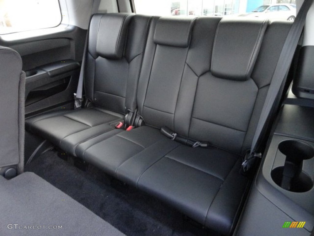 Black Interior 2012 Honda Pilot EX-L 4WD Photo #61181902