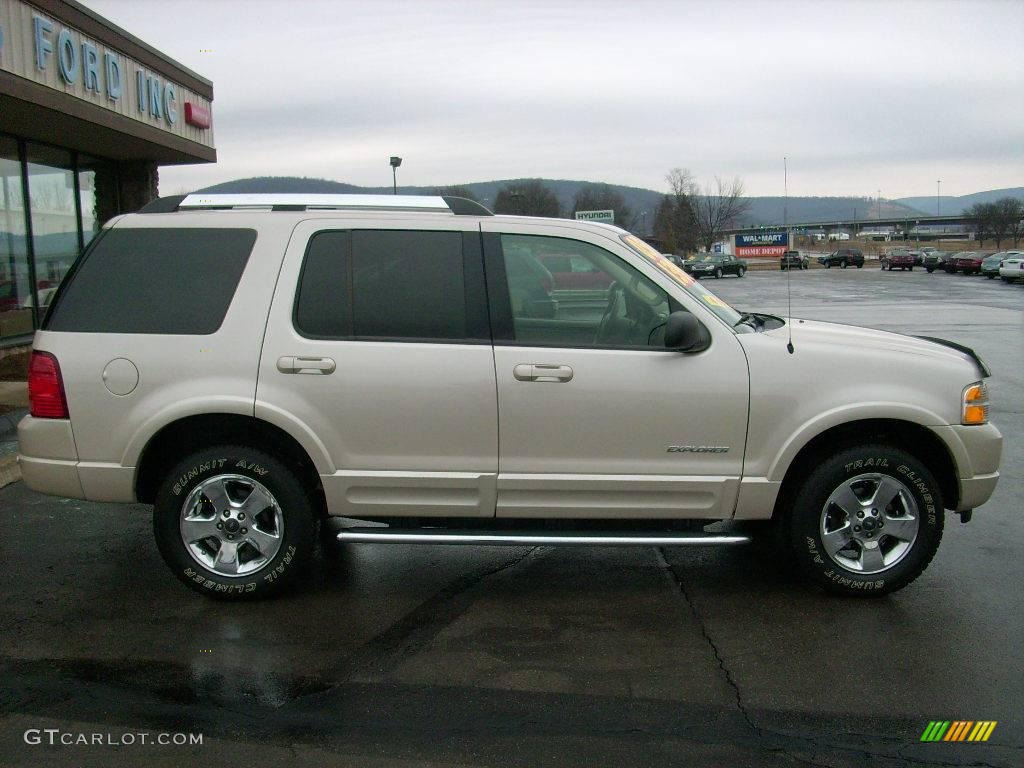 2005 Explorer Limited 4x4 - Ivory Parchment Tri Coat / Medium Parchment photo #6