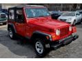 1998 Flame Red Jeep Wrangler SE 4x4  photo #1