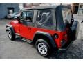1998 Flame Red Jeep Wrangler SE 4x4  photo #3
