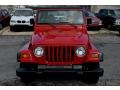 1998 Flame Red Jeep Wrangler SE 4x4  photo #5