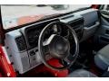 1998 Flame Red Jeep Wrangler SE 4x4  photo #6