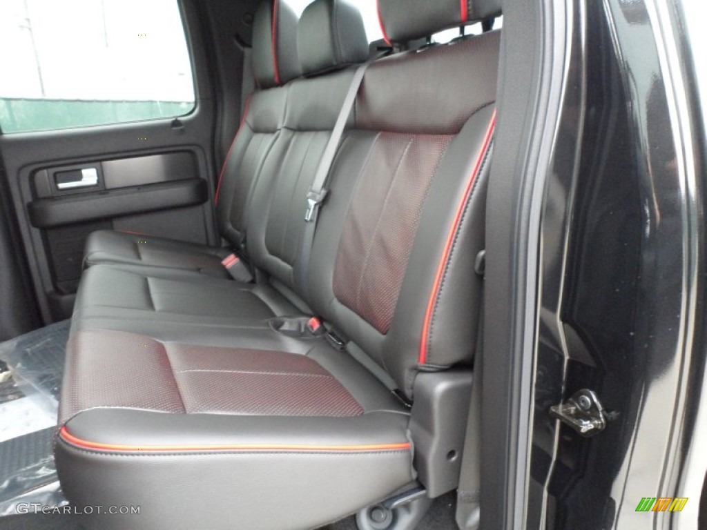 FX Sport Appearance Black/Red Interior 2012 Ford F150 FX4 SuperCrew 4x4 Photo #61182808