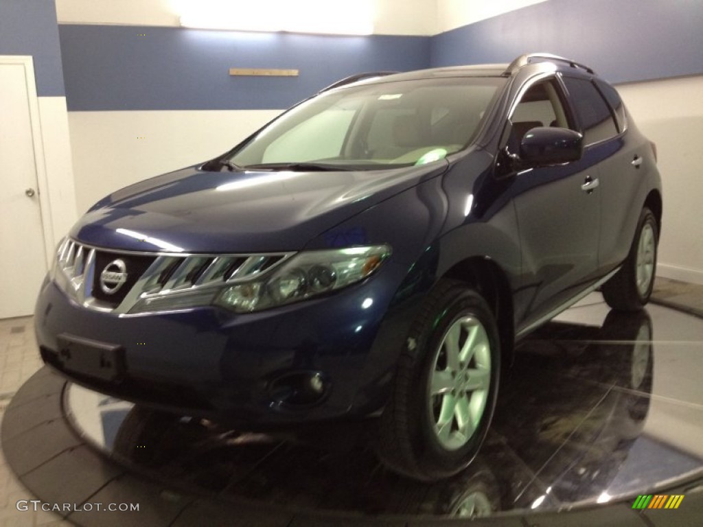 2009 Murano S AWD - Deep Sapphire Metallic / Beige photo #1