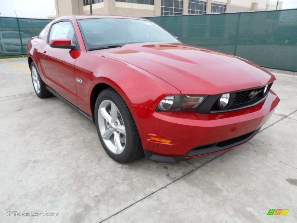 Red Candy Metallic 2012 Ford Mustang GT Coupe Exterior Photo #61184296
