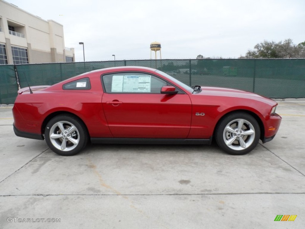 Red Candy Metallic 2012 Ford Mustang GT Coupe Exterior Photo #61184305