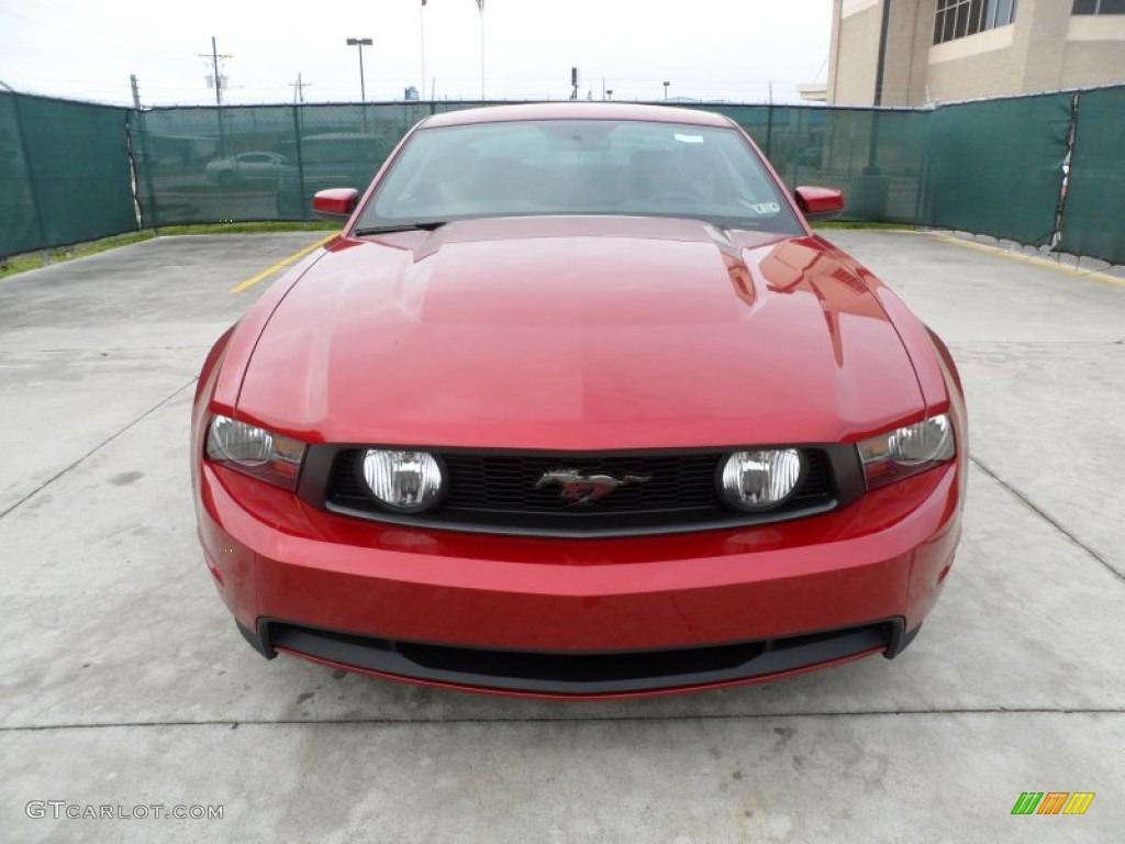 2012 Mustang GT Coupe - Red Candy Metallic / Charcoal Black photo #8
