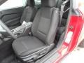 2012 Ford Mustang Charcoal Black Interior Front Seat Photo