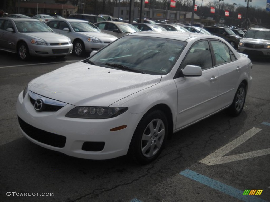 2006 MAZDA6 i Sedan - Performance White / Beige photo #7