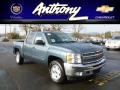 2012 Blue Granite Metallic Chevrolet Silverado 1500 LT Crew Cab 4x4  photo #1