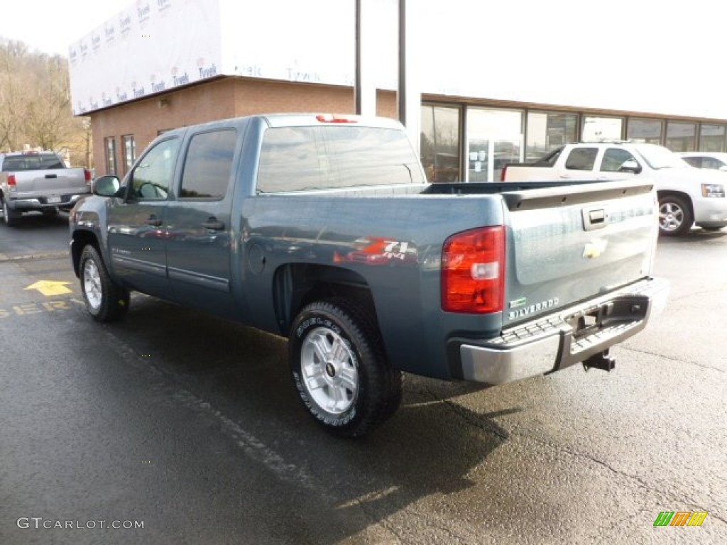 2012 Silverado 1500 LT Crew Cab 4x4 - Blue Granite Metallic / Ebony photo #4