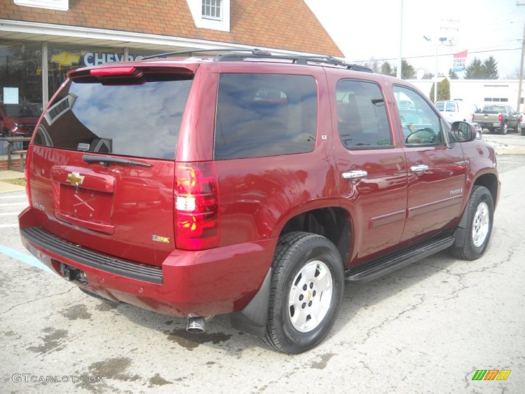 2009 Tahoe LT 4x4 - Deep Ruby Red Metallic / Ebony photo #3