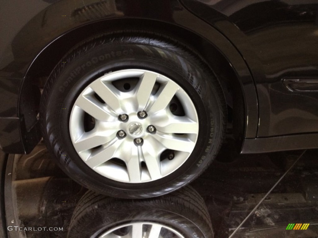 2009 Altima 2.5 SL - Super Black / Charcoal photo #4