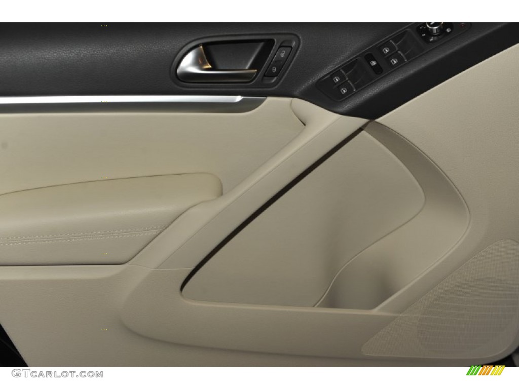 2012 Tiguan SEL - Deep Black Metallic / Beige photo #8