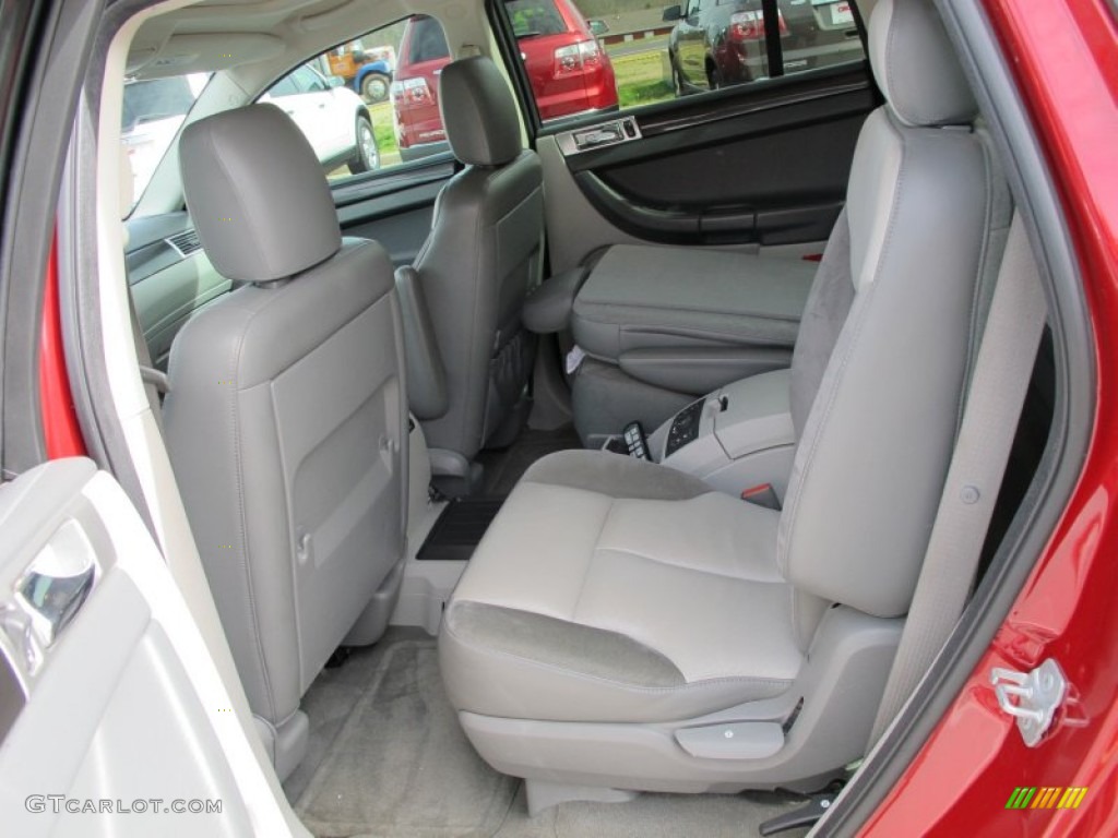 2008 Pacifica Touring Signature Series - Inferno Red Crystal Pearlcoat / Pastel Slate Gray photo #13