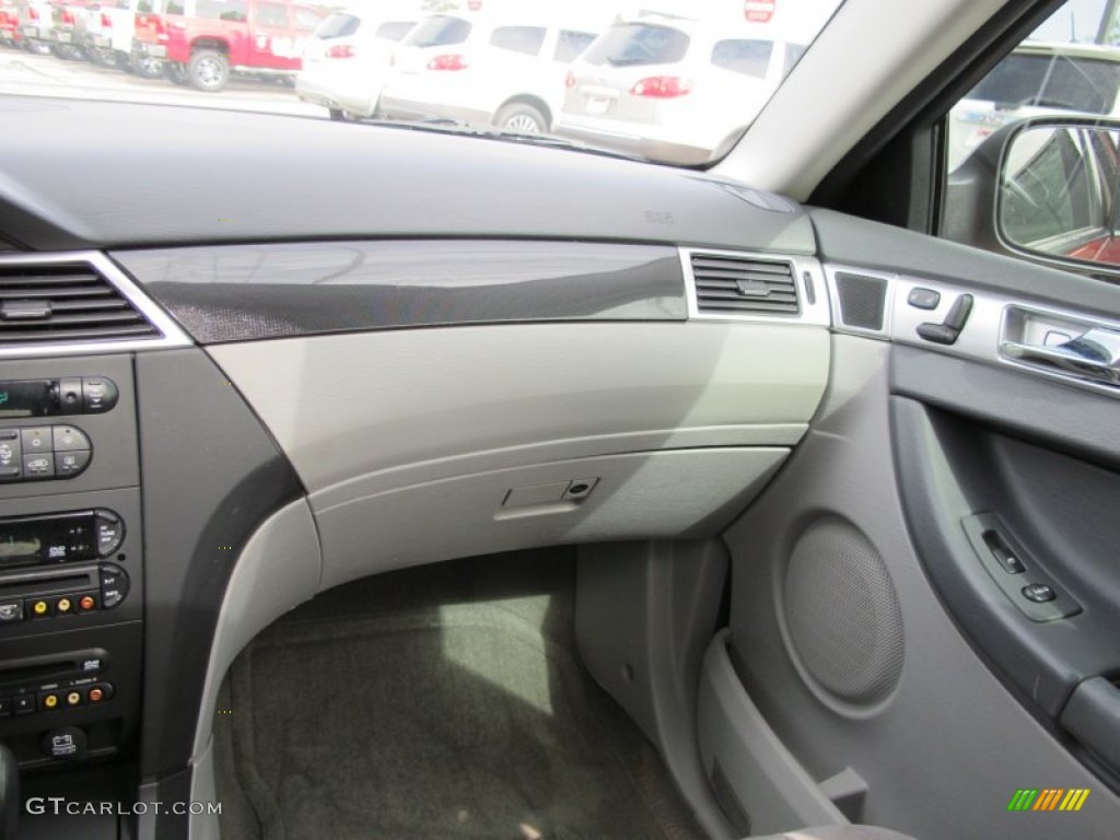2008 Pacifica Touring Signature Series - Inferno Red Crystal Pearlcoat / Pastel Slate Gray photo #20
