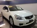 2008 Winter Frost Pearl Nissan Maxima 3.5 SL  photo #2