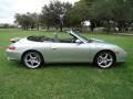 Arctic Silver Metallic 2002 Porsche 911 Carrera 4 Cabriolet Exterior