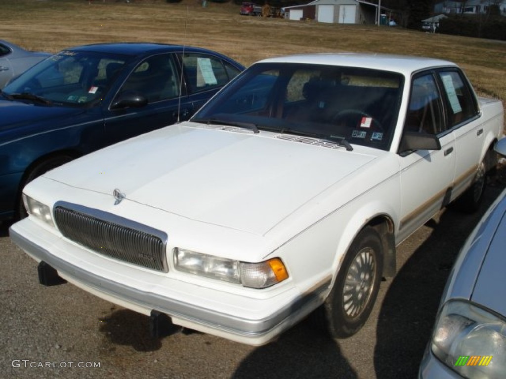 1994 Century Special Sedan - Bright White / Red photo #1