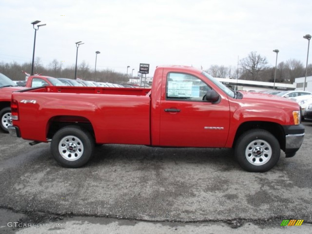 Fire Red 2012 GMC Sierra 1500 Regular Cab 4x4 Exterior Photo #61191797